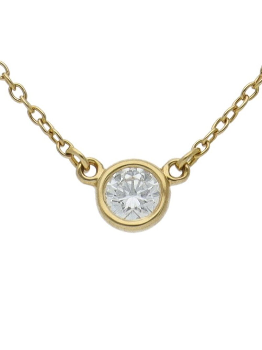 Tiffany & Co by the Yard Diamond Necklace Yellow Gold